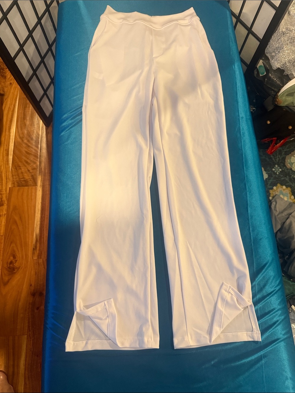 Kids White Pull-On Active Joggers